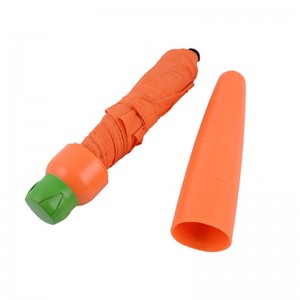 2019 Ombrello pieghevole speciale per verdure pieghevole Carrot 3