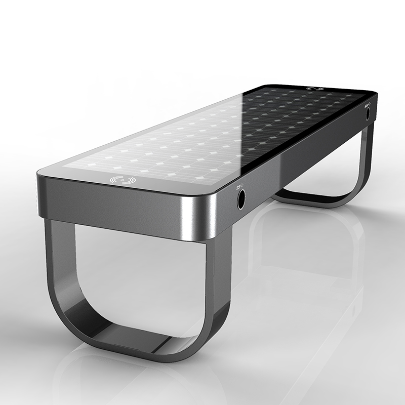 Più nuovo stile Solar Smart Street Bench telefoni di ricarica e dispositivi mobili