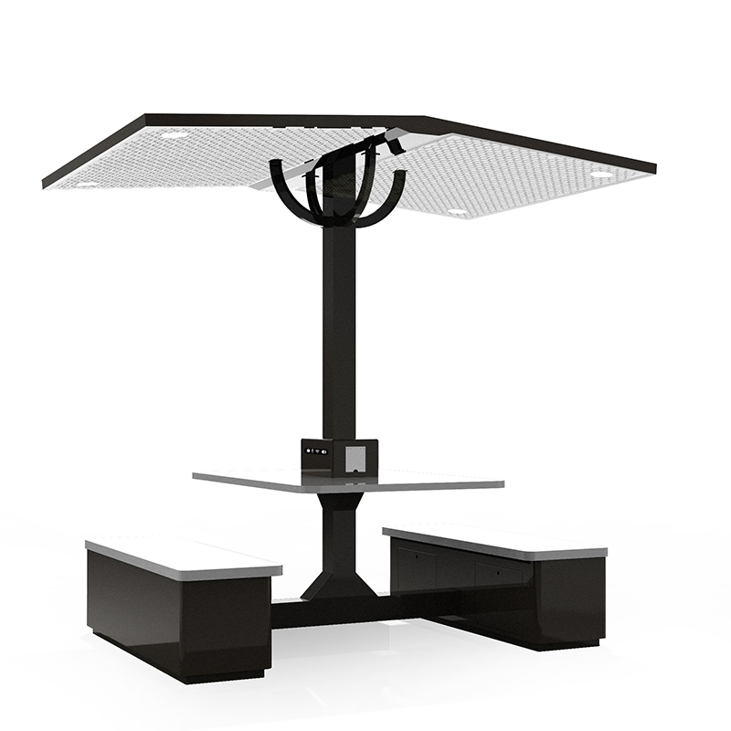 Smart Picnic Table Fabbrica panca solare alimentata in Cina