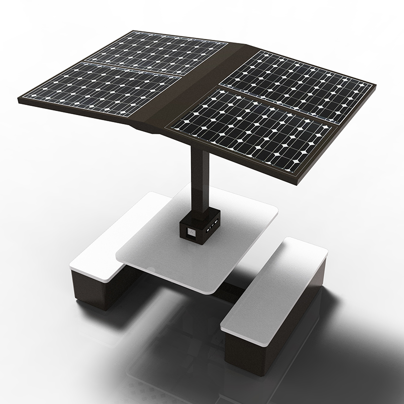 Smart Picnic Table Fabbrica panca solare alimentata in Cina