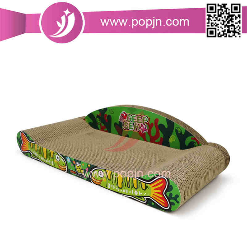 Letto per gatti Cat Scratcher Cat in cartone ondulato di gatto