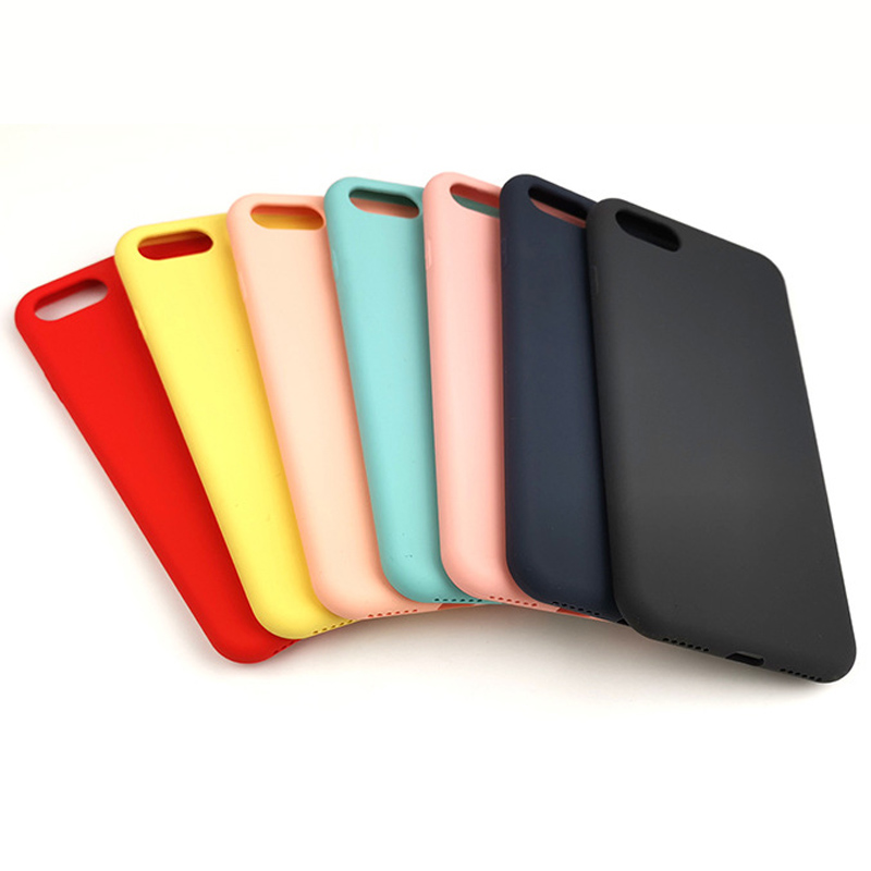 Custodia per cellulare in silicone liquido per iPhone X, XR, MAX