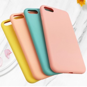 Custodia per cellulare in silicone liquido per iPhone X, XR, MAX