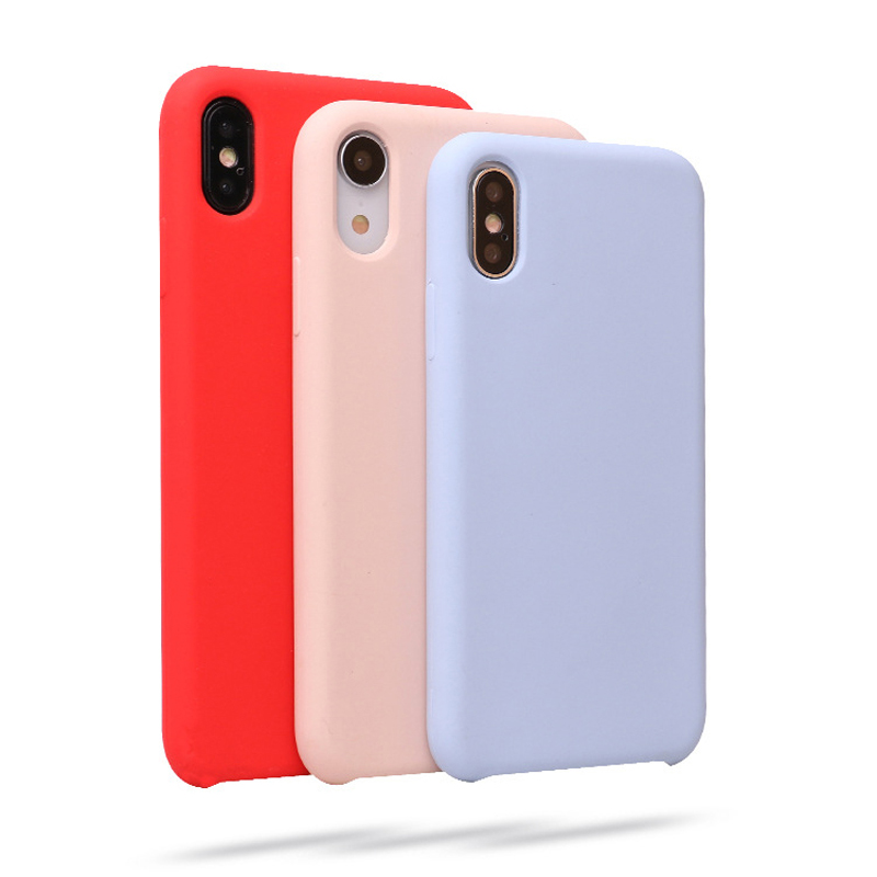 Custodia per cellulare e accessori in silicone liquido per la migliore vendita del mondo per iPhone