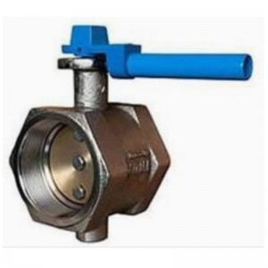 Valvola a farfalla con estremità filettata