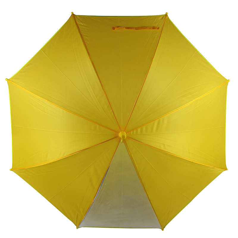 Ombrello in tessuto blu per bambini con ombrello da pioggia per bambini