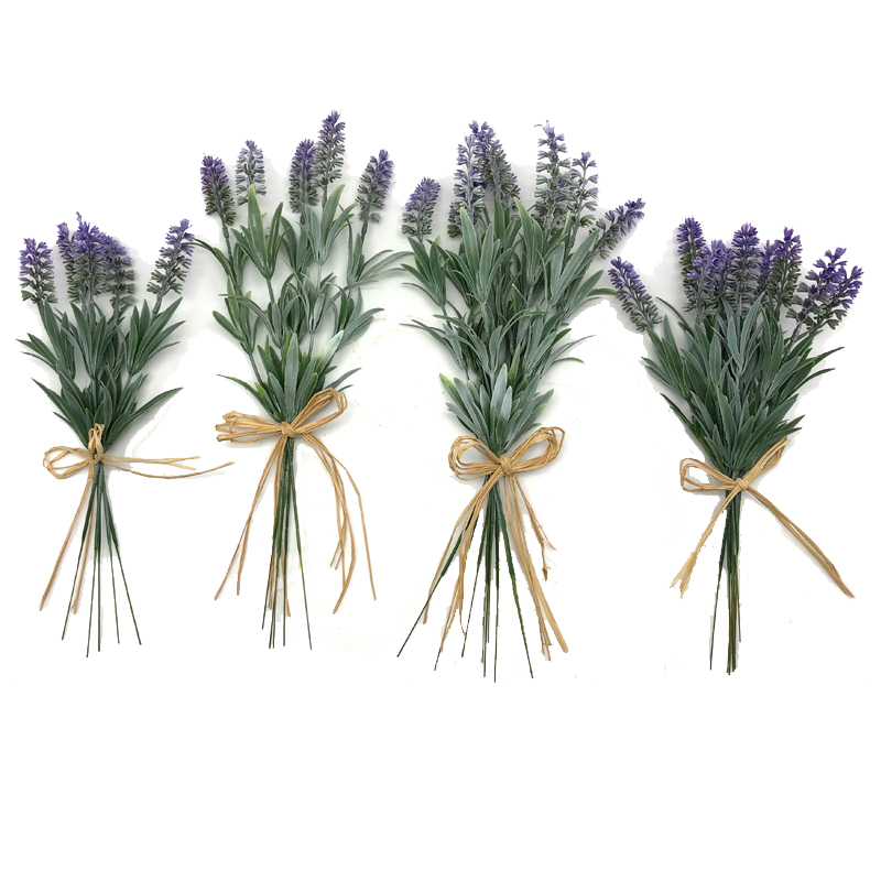 Artificiale Fiori Lavanda Pick Bouquet da sposa casa giardino fai da te ufficio arredamento da sposa