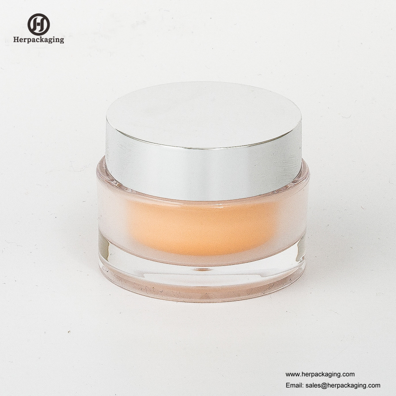 HXL213A vaso cosmetico acrilico vuoto rotondo di lusso