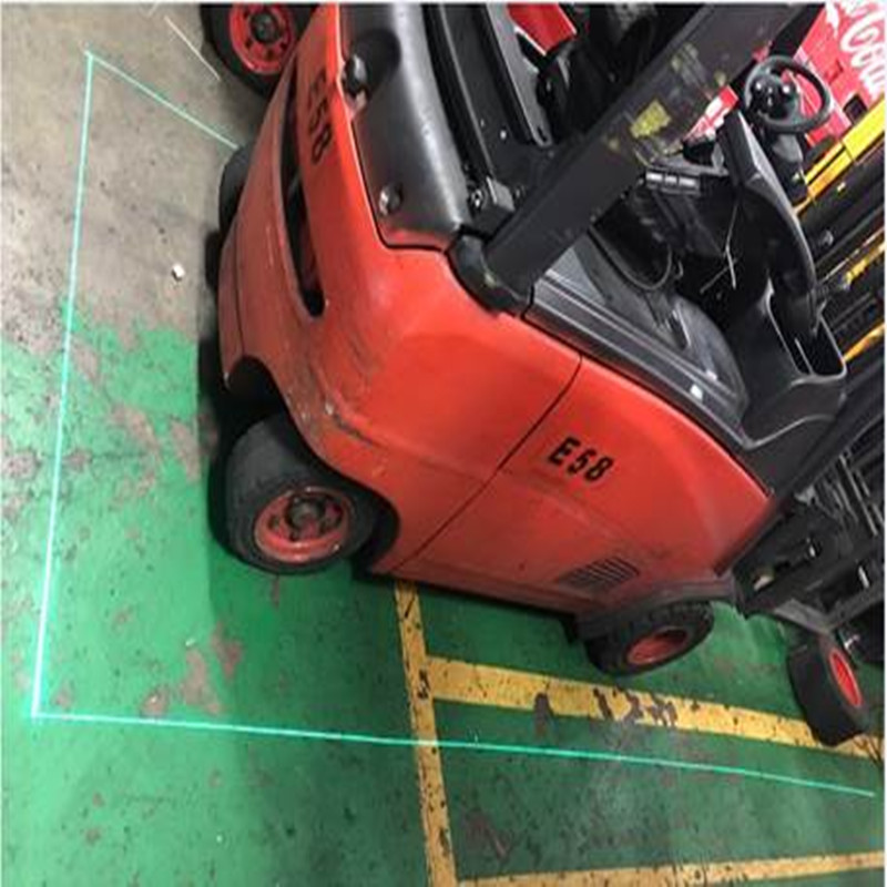 Carrello elevatore laterale Luce rossa Zona pericolo pericolo luce d'avvertimento