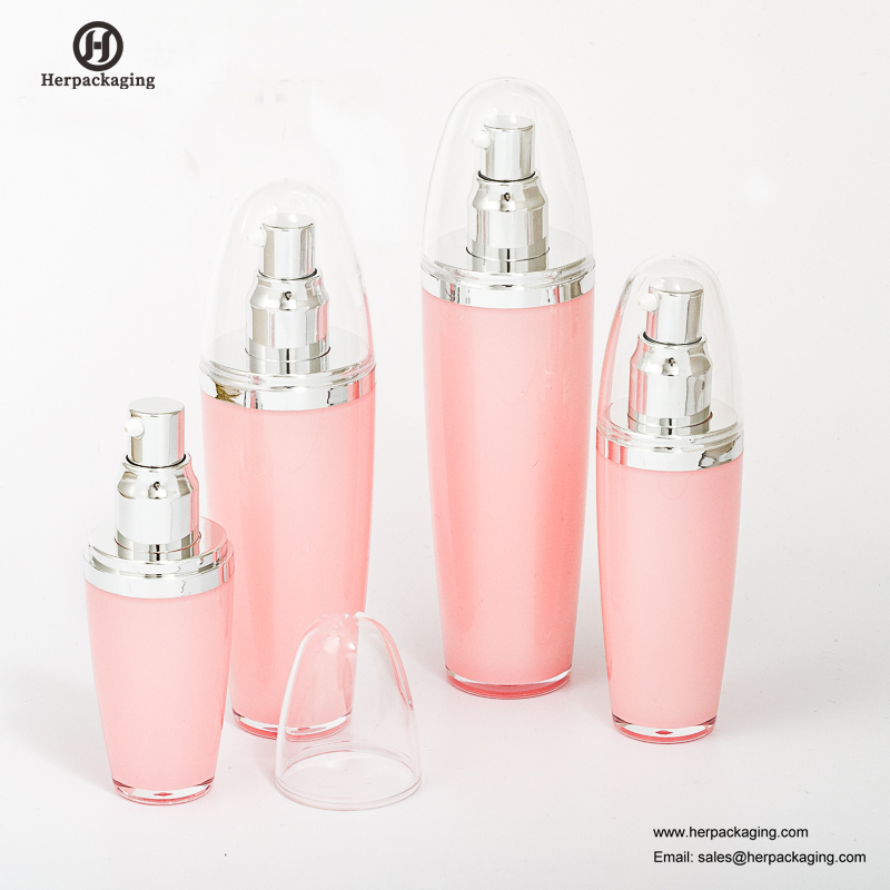 HXL315 Vuoto Acrilico crema e lozione bottiglia contenitore cosmetico per la cura della pelle