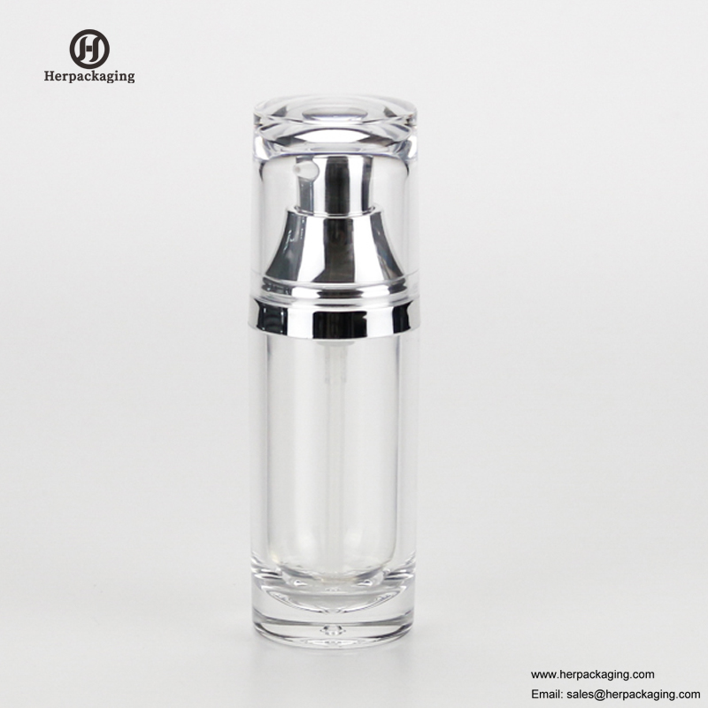 HXL328A Empty airless crema acrilica e lozione bottiglia contenitore per la cura della pelle imballaggio cosmetico
