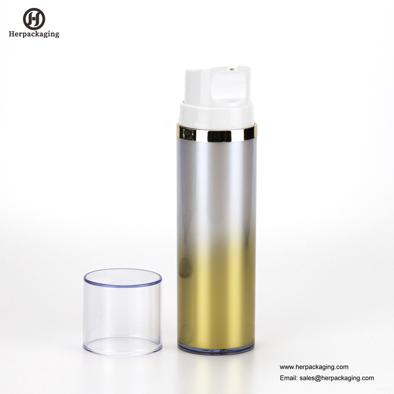 HXL415A Empty airless crema acrilica e lozione bottiglia contenitore per la cura della pelle imballaggio cosmetico