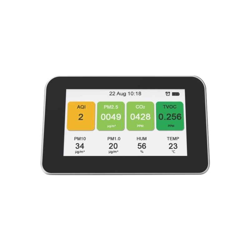 Dienmern new Rilevatore d'aria Sensore laser Rilevatore PM2.5 Portatile Accurato CO2 PM10 Monitor di qualità dell'aria TVOC AQI