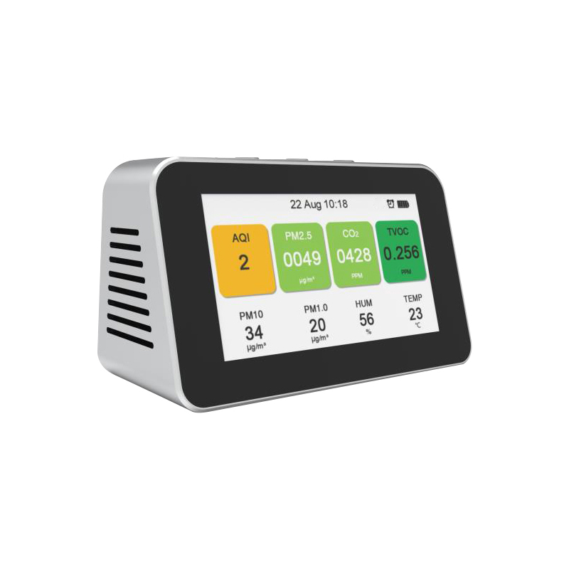 Dienmern new Rilevatore d'aria Sensore laser Rilevatore PM2.5 Portatile Accurato CO2 PM10 Monitor di qualità dell'aria TVOC AQI