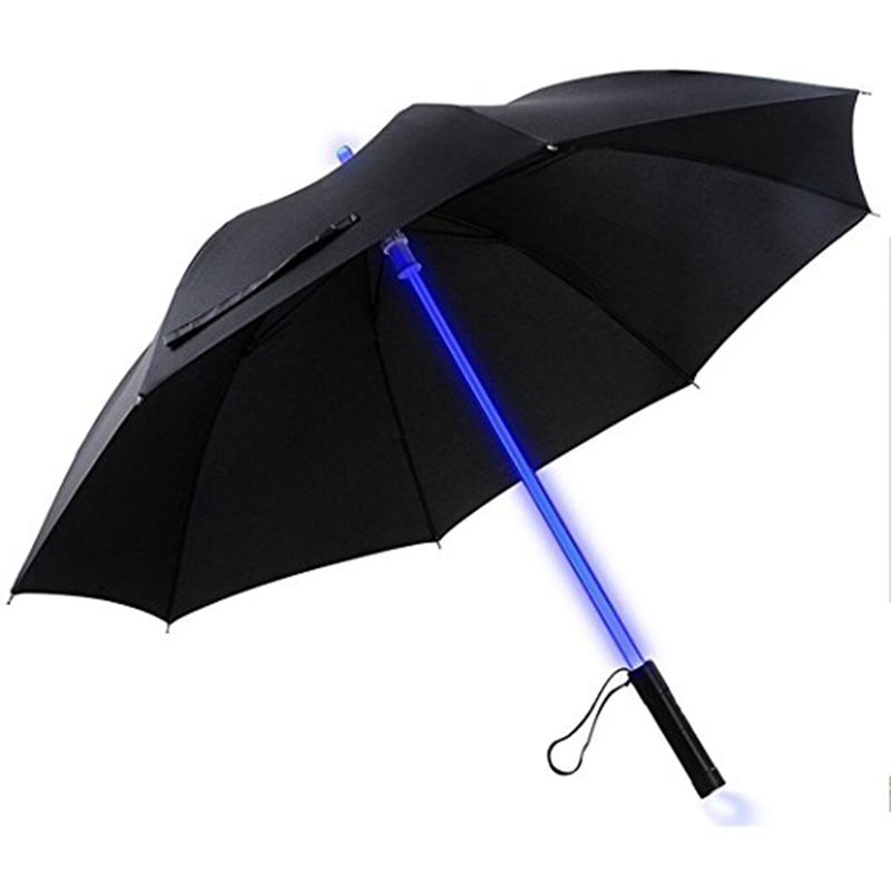Porcellana Il logo promozionale ha stampato il colore che cambia l'ombrello principale diritto con la luce del LED