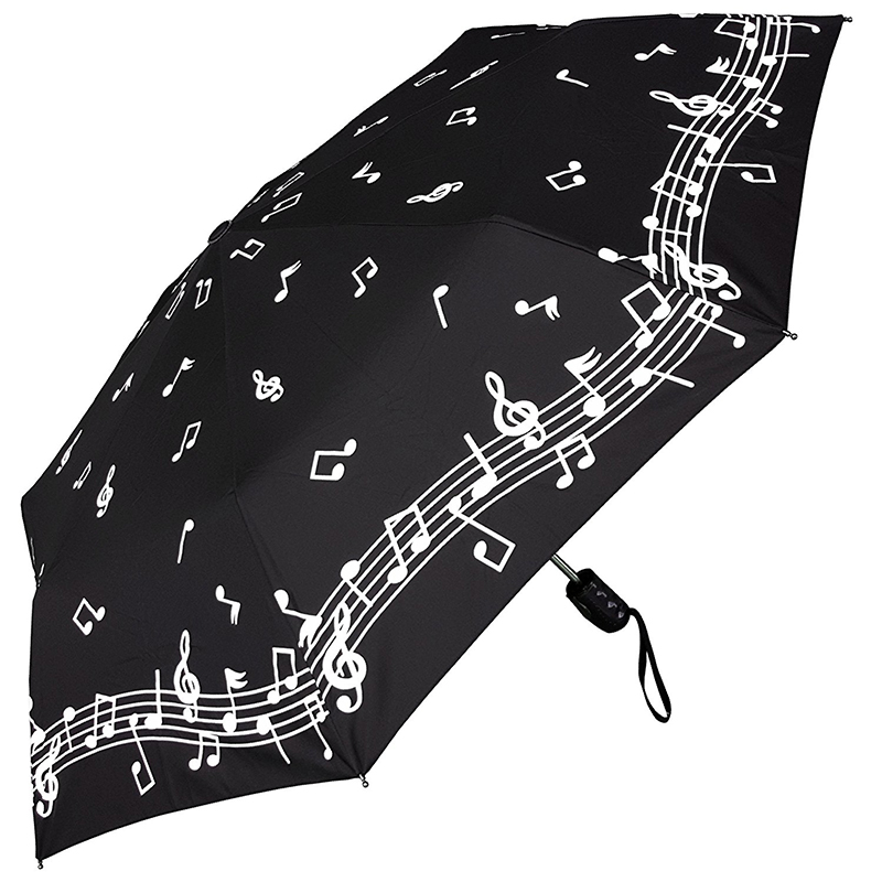 Prodotti di marketing Top Quality magic Changing Colour Sublimation 3 fold Umbrella