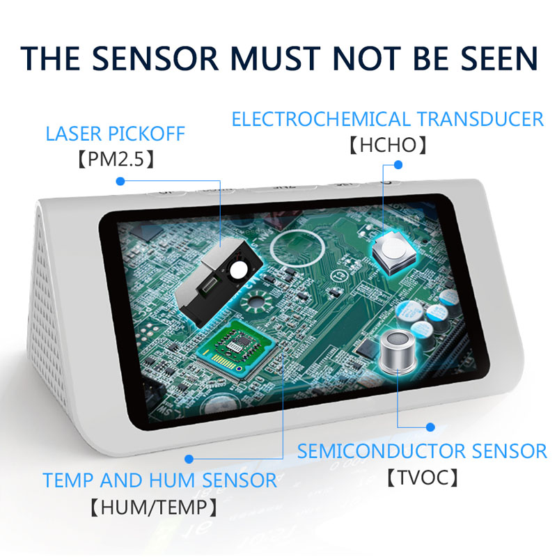 Analizzatore di gas portatile del sensore di gas dell'aria del rivelatore ad aria multifunzione di Dienmer PM2.5 PM10