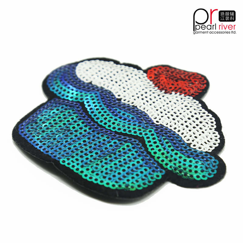 patch di paillettes di cartone animato