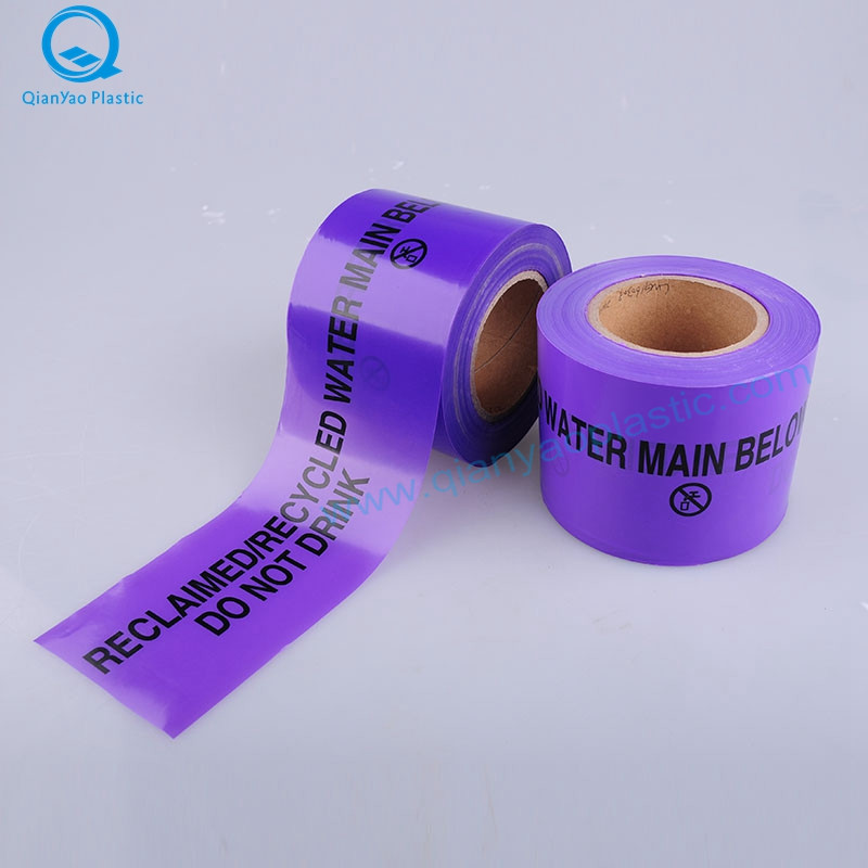 Nastro per manichette sottoterra in acqua riciclata viola