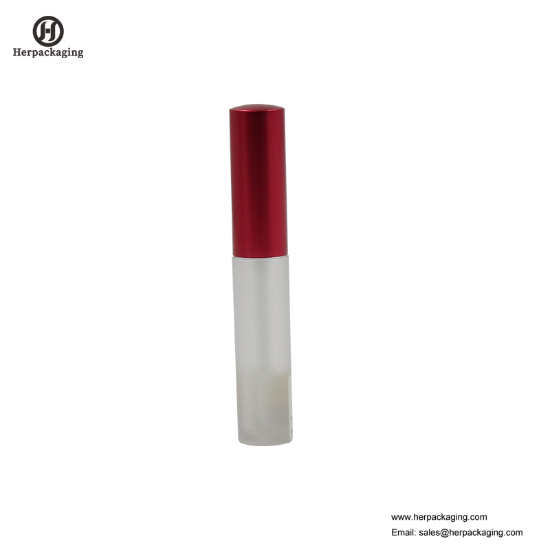 HCL302 Clear Plastic Vuoti tubi lip gloss per prodotti cosmetici di colore floccati applicatori lip gloss