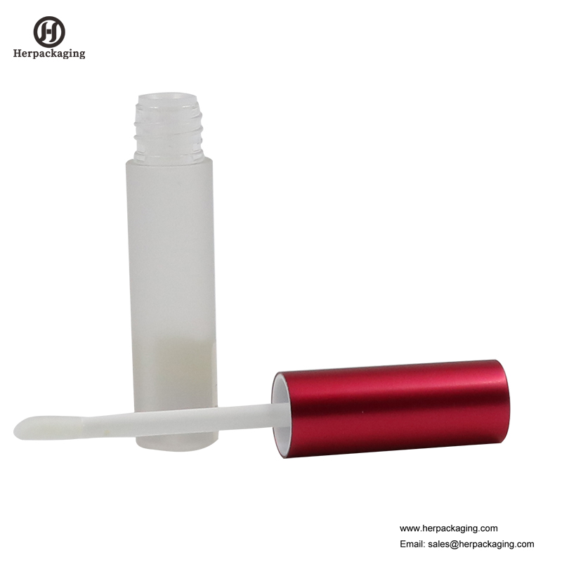 HCL302 Clear Plastic Vuoti tubi lip gloss per prodotti cosmetici di colore floccati applicatori lip gloss