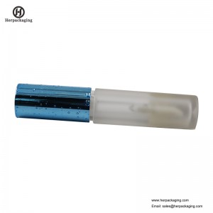 HCL303 Tubi trasparenti lip gloss vuoti in plastica per prodotti cosmetici di colore floccati applicatori lip gloss
