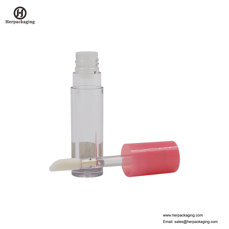 HCL306 Tubi trasparenti lip gloss vuoti in plastica per prodotti cosmetici di colore floccati applicatori di lucidalabbra