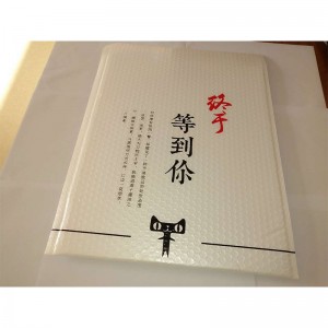 Busta della busta della bolla su ordinazione della stagnola della stagnola metallica bianca con il marchio / sacchetti riempiti di spedizione