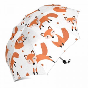 Telaio in tessuto in tessuto pongee marketing ombrellone 3 volte prodotti