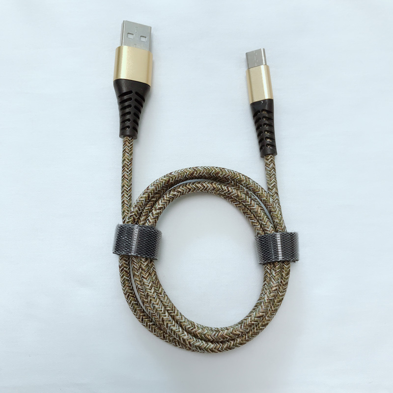 Buon prezzo Nuovo Flex flessione Braided Fast Charging Round Custodia in alluminio Cavo dati USB per micro USB, tipo C, carica e sincronizzazione fulmini per iPhone