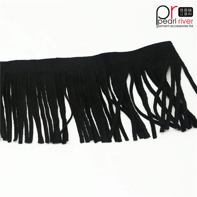 Vendita calda 20 centimetri colore nero A buon mercato lungo in pelle scamosciata in pelle scamosciata artificiale