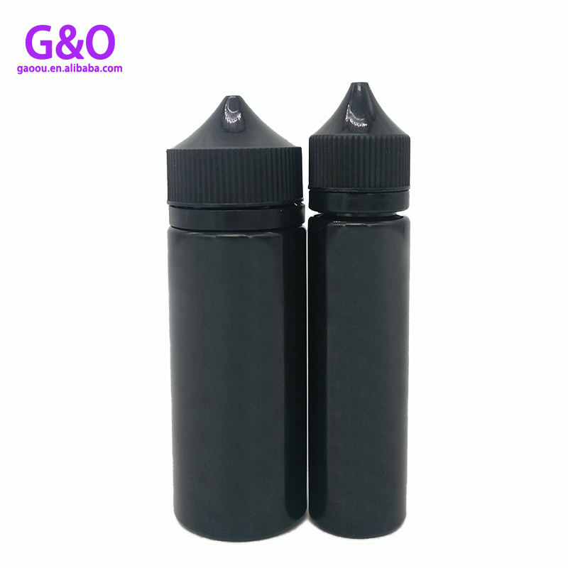 bottiglia di eliquido nero 120ml bottiglia paffuta di 60ml bottiglia di unicorno nero di vape Bottiglia di gorilla di succo 2oz e 4oz bottiglie di unicorno di gorilla paffuto vapore