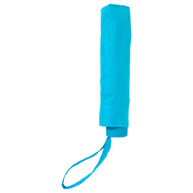 Fornitore cinese di colore pieno tessuto personalizzato tessuto di metallo pongee manuale aperto 3 ombrello fordable