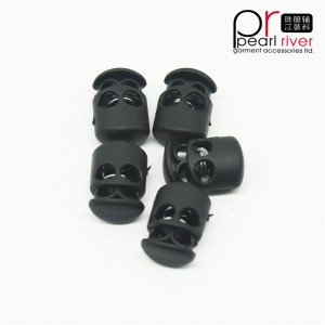 fibbie stopper con fibbie personalizzate di colore nero