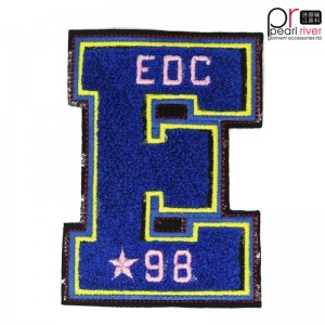 Ultima patch ricamata Lettera EDC Alta qualità