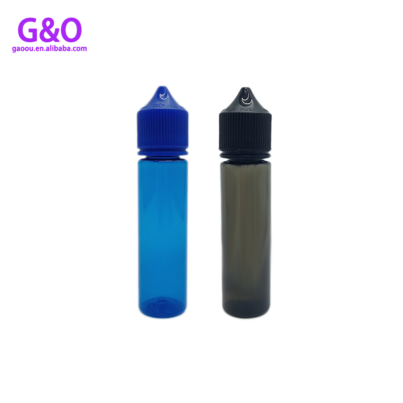 Flacone da 60ml bottiglia di eliquido unicorno unicorno nuova v3 nero di plastica blu pet un gorilla paffuto unicorno flacone contagocce