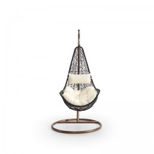 Sedia da esterno in vimini per esterni in rattan da giardino