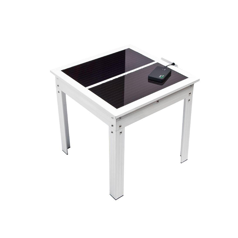 Tavolo da tavolo tavolo ricarica tavolo solare tavolo con pannelli solari