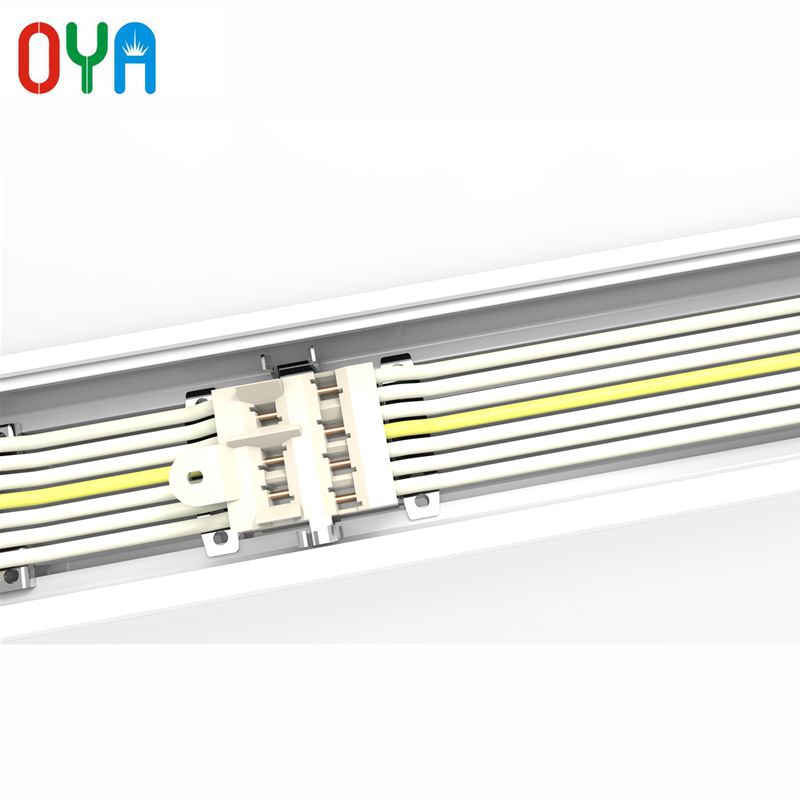 Sistema di illuminazione lineare a LED PWM dimmerabile da 60W con binario portante a 7 fili