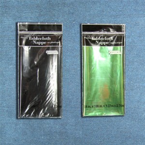 Happy Birthday Party Home Decoration Tovaglia in stagnola Apple Green Color Mat Tovaglia metallizzata