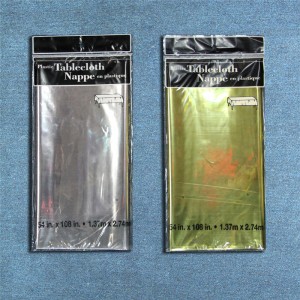 Tovaglia in lamina con tovaglia metallica a tinta unita per la festa di nozze Festeggia la festa