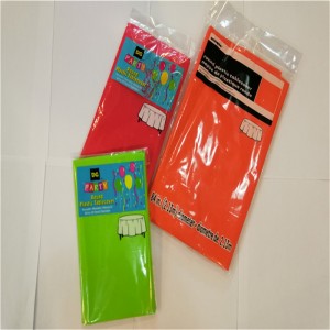 Tovaglia di plastica rotonda della Tabella del PEVA della tovaglia all'ingrosso per la festa del partito