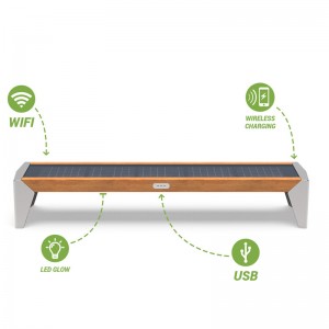 Smart City Charging Bench Arredamento urbano fotovoltaico