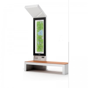 Solare per esterni con illuminazione a lampione