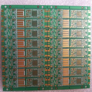 Scheda luci a led Scheda dita d'oro