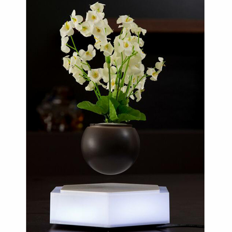 Vaso da fioriera per piantatrice di fiori bonsai a 360 levitazione magnetica