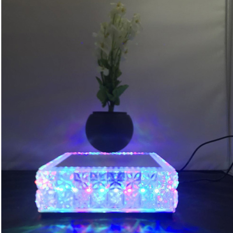 ha condotto la luce di cristallo levitante galleggiante aria bonsai stagno fioriera PA-0717