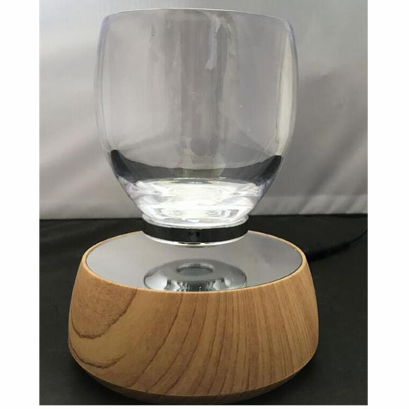 nuovo bicchiere galleggiante a levitazione magnetica rotante a 360 gradi