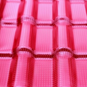 Piastrella in resina sintetica ASA, piastrelle smaltate trapezoidali