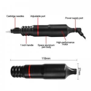 Trucco Tattoo Machine Pen Trucco Permanente Lip Eyeblin Eyeliner Microblading Forte potenza per l'alimentazione con aghi per tatuaggio